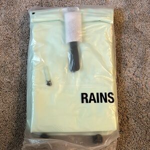 NWT Rains Mineral Green Rolltop Rucksack